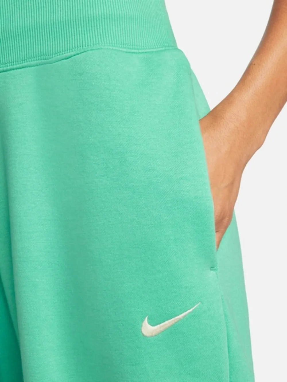Nike Phoenix Plush Fleece High-Rise Sweatpant Jogger Light Menta Turquoise